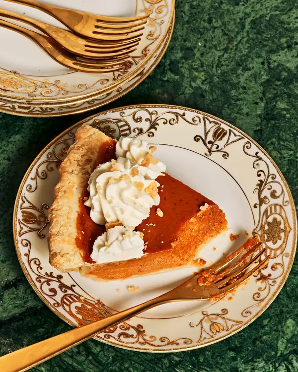 Mole Pumpkin Pie Recipe With Citrus Crema Recipe