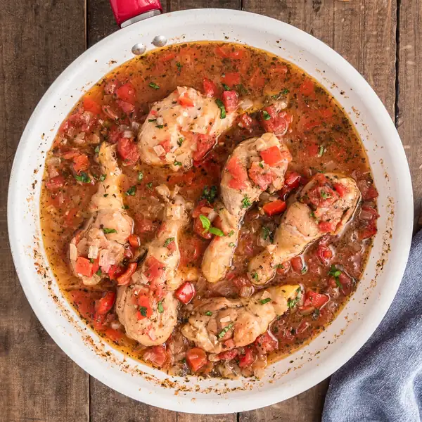 Easy Skillet Chicken Cacciatore