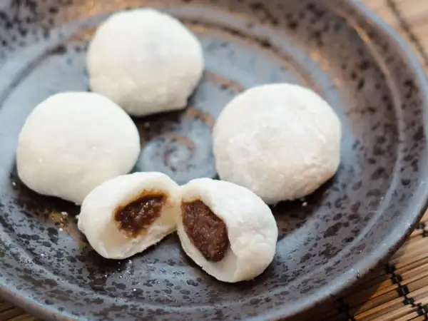 Red bean, peanut and chocolate mochi: the best recipe