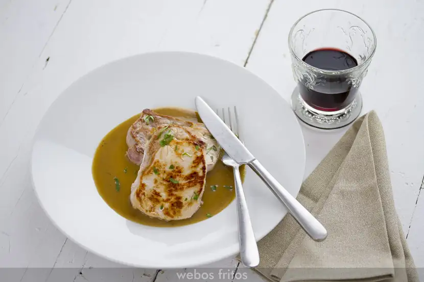 Pork loin with Pedro Ximénez sauce