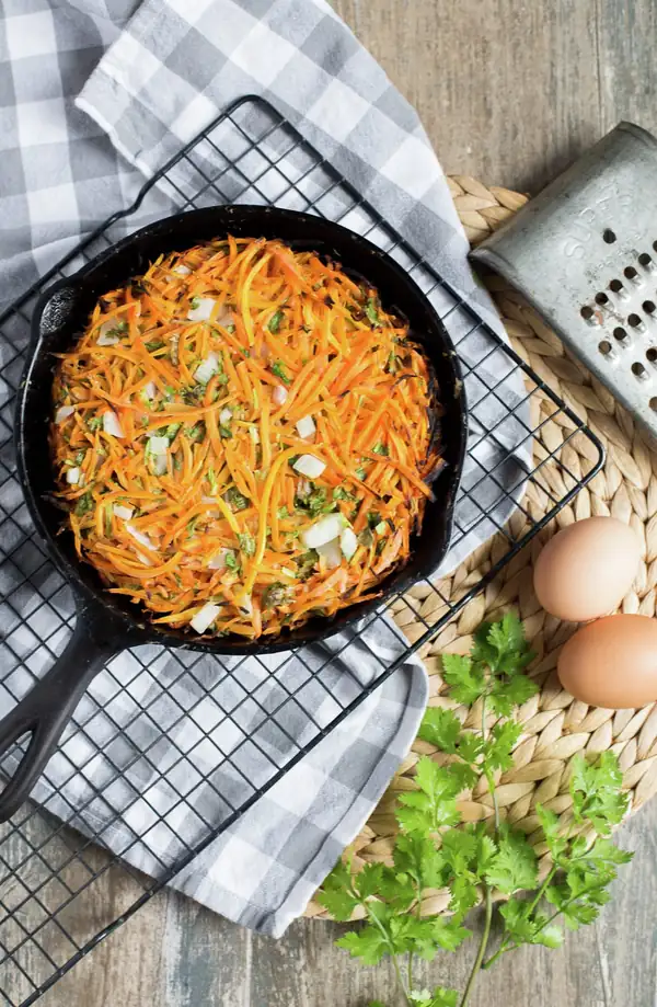 Easy Carrot Omelette - Pilar Hernández's Chilean Kitchen