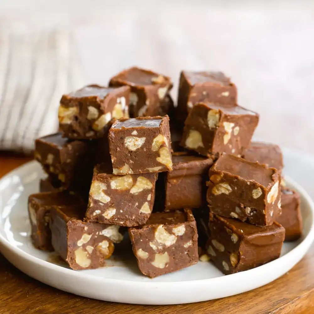 Tahini Fudge Recipe - Delicious Healthy Chocolate Dessert!