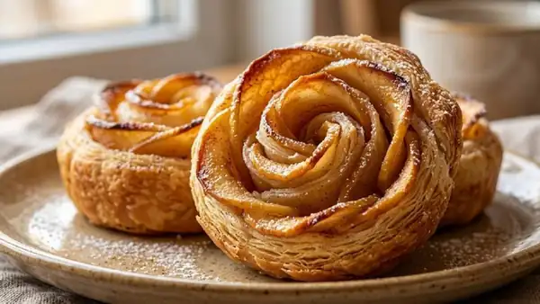 The apple is unrecognizable here: a simple trick turns it into a crispy dessert