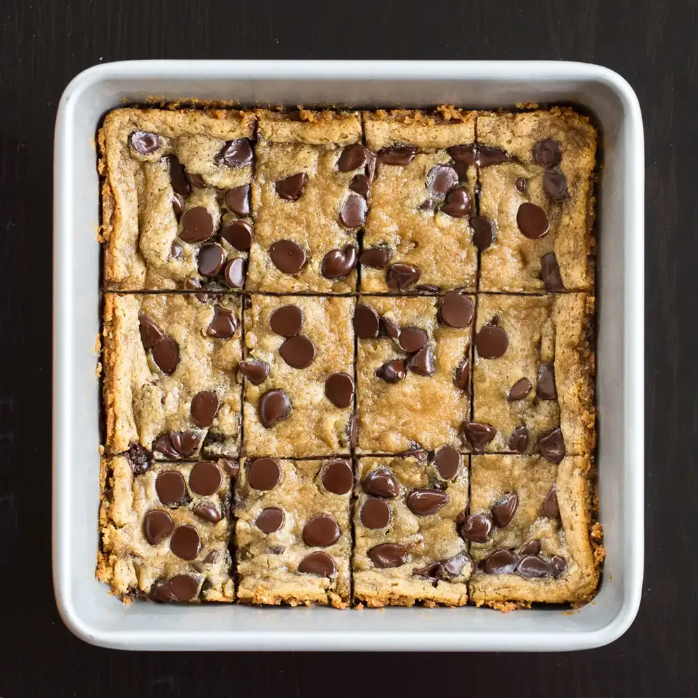Chocolate Chip Tahini Bars