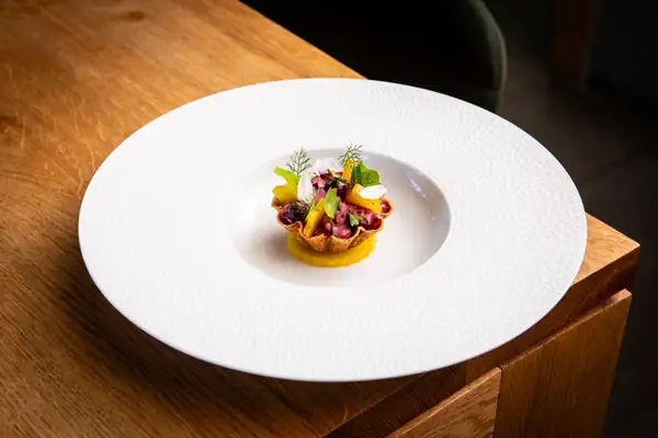 Beetroot Tart with Poppy Seed Cream Cheese and Sichuan Pepper Recipe