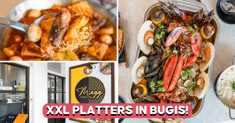 Magg By Royz Et Vous Review: XXL Seafood Platter And Atas Maggi Near Bugis MRT Station
