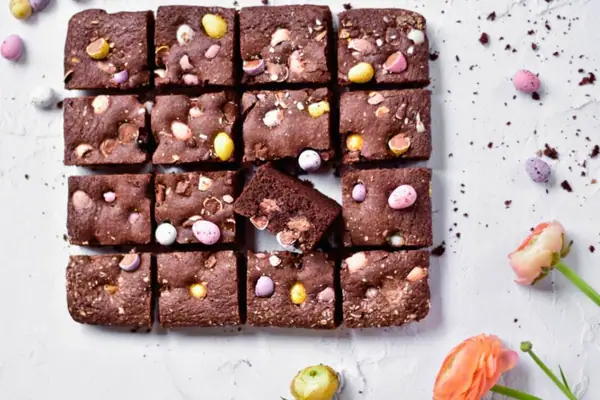 Easter Chocolate Egg Brownies