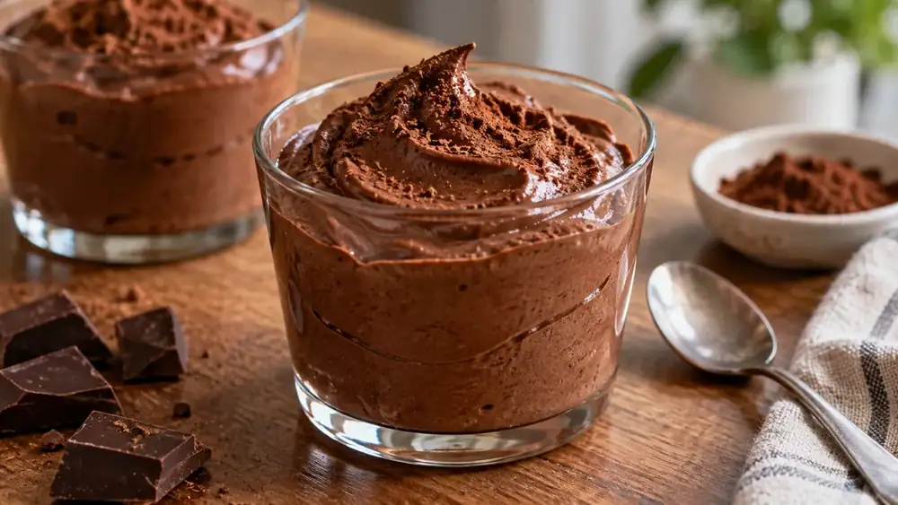 Con 3 ingredientes y sin azúcar: la cremosa mousse de chocolate que no necesita harina ni horno