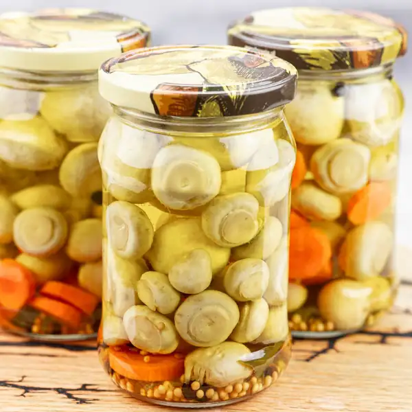 Marinated mushrooms