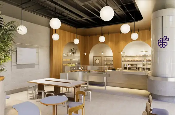 Nueva panadería-cafetería abre en el distrito financiero de Hong Kong con tartas de huevo "Croissant", tiramisú y más