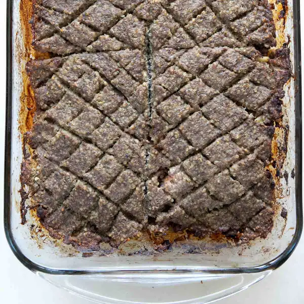 Gluten-Free Baked Kibbeh (with Quinoa)