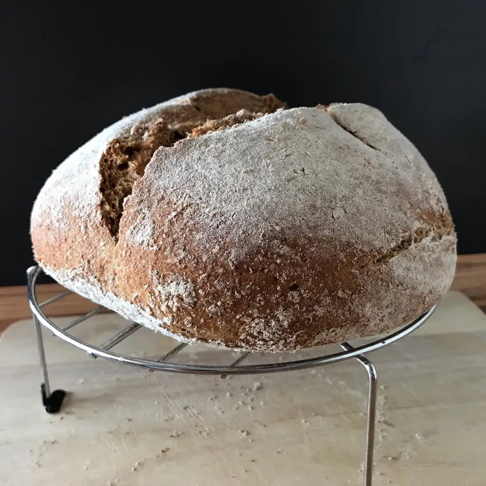 Baking bread with whole-grain spelt flour