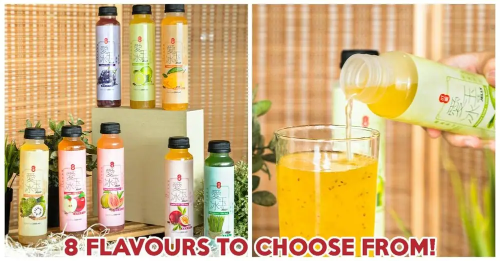 This Popular Kopitiam Ice Jelly Drink With Real Fruits And Chia Seeds Is Now Sold In Bottled Form Islandwide