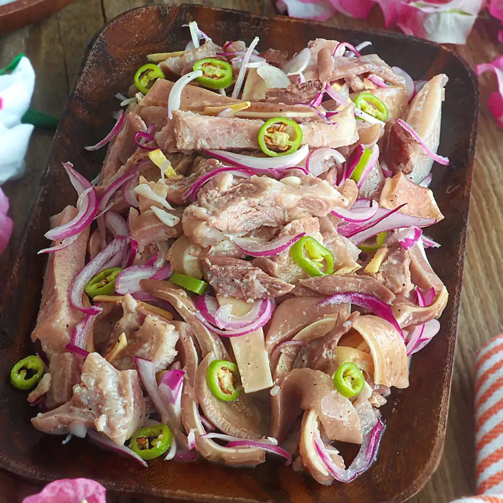 Authentic Kapampangan Sisig recipe using pork belly