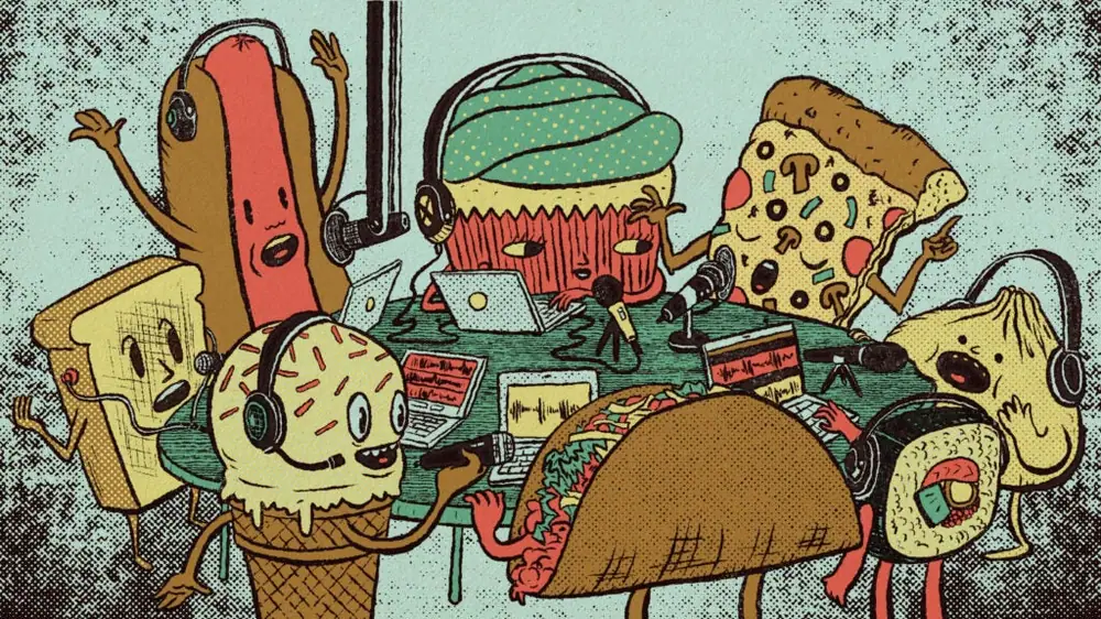 Subamos el volumen del podcast de comida