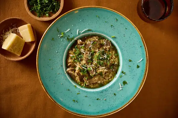Quinoa risotto with mushrooms