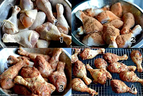 Baked Crispy Chicken Legs