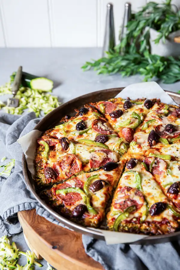 Low Carb Zucchini Pizza