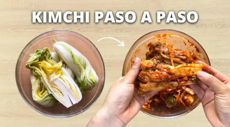 Kimchi recipe in Spanish: step by step to prepare traditional homemade kimchi