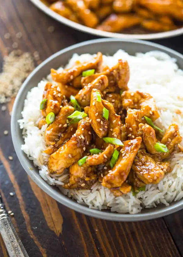 Pollo con sésamo más saludable en 20 minutos