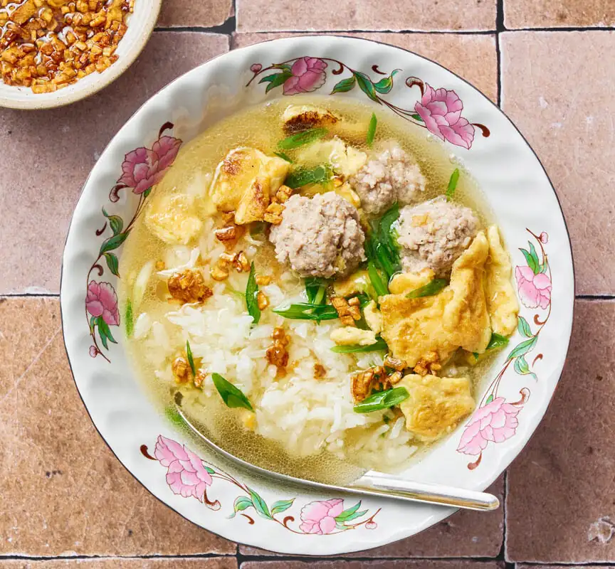 Thai Pork & Egg Brothy Rice