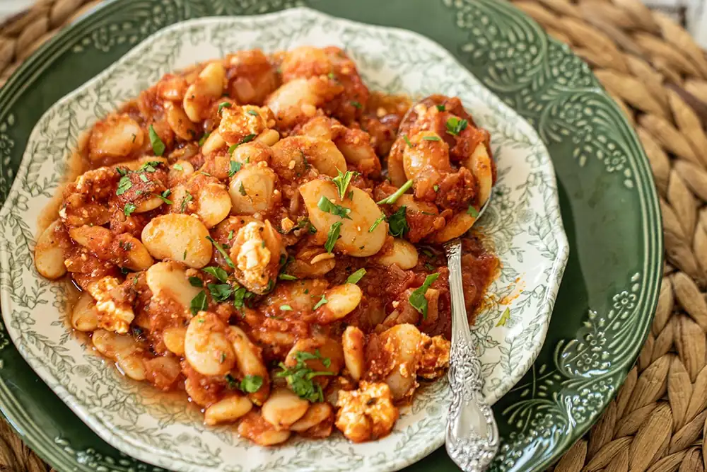 Gigantes Plaki: Greek Giant Bean Casserole