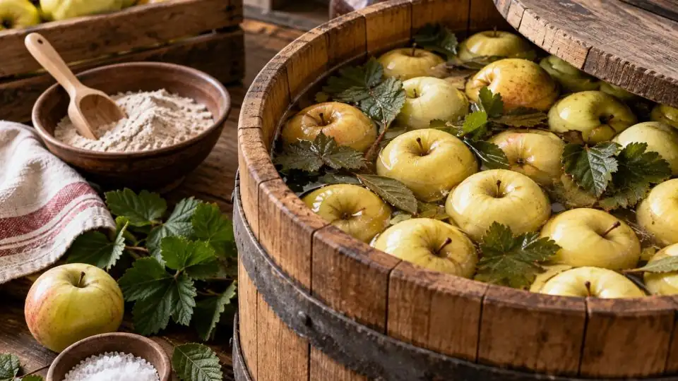 Un auténtico manjar ruso: cómo preparar las tradicionales manzanas Antonovka en remojo