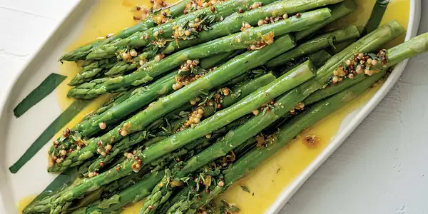 Orange and Mustard Marinated Asparagus