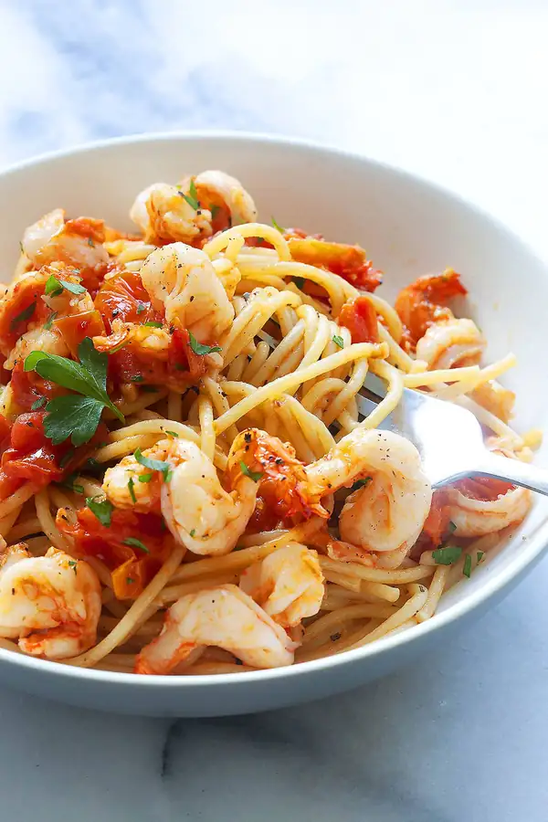 Italian Shrimp Pasta