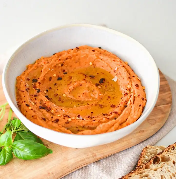 Mediterranean White Bean Dip with Sun-Dried Tomatoes