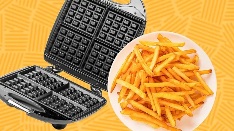 Los waffles de papas fritas son la forma más sabrosa de aprovechar las sobras