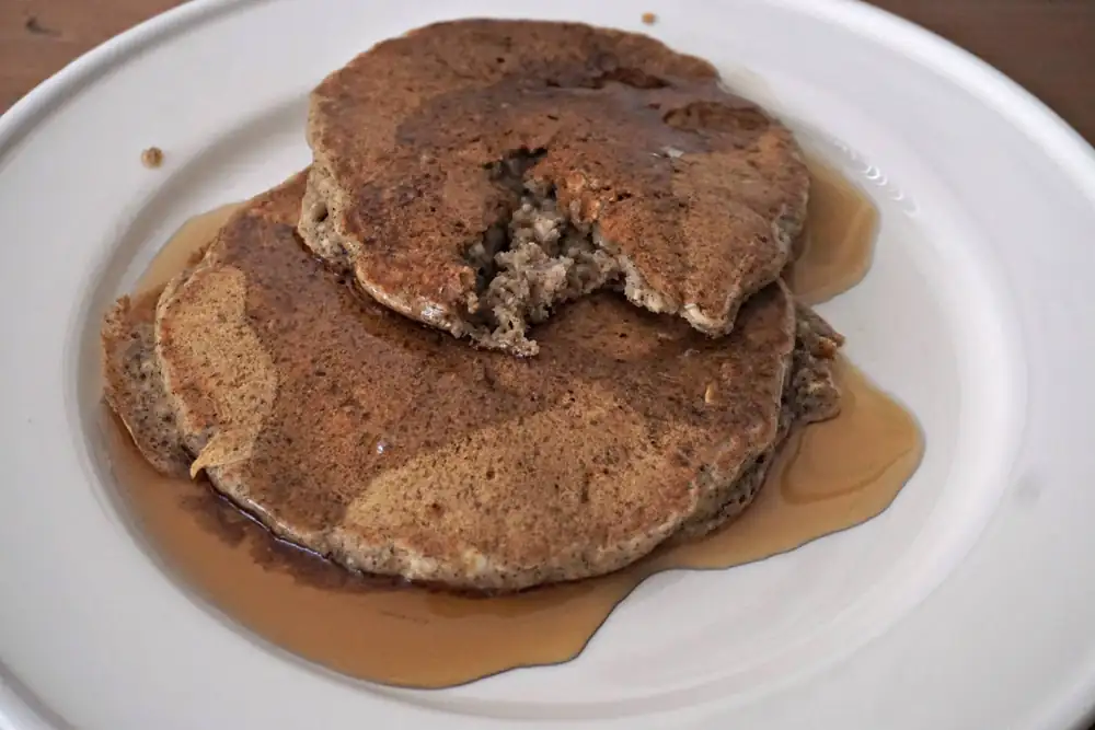 Healthy Tofu Vegan Pancakes for Breakfast