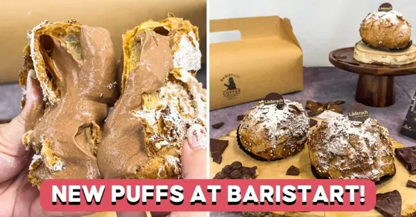 Baristart And Laderach Have Premium Chocolate Cream Puffs