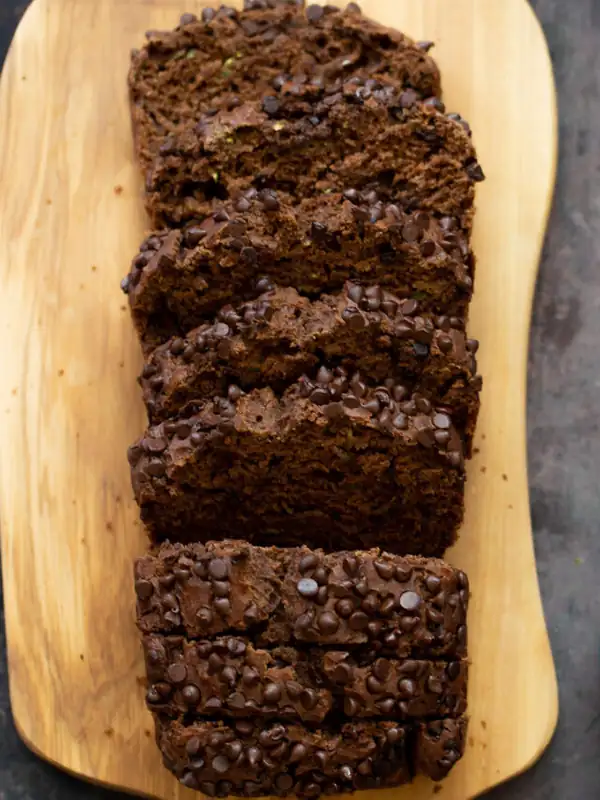 Vegan Chocolate Zucchini Bread