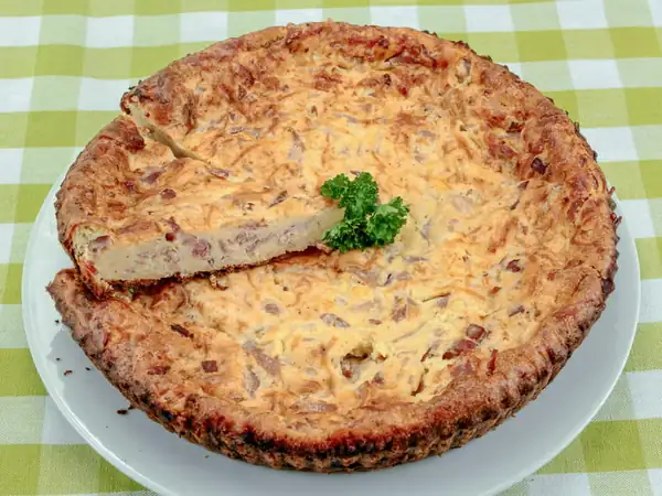 Crustless quiche: the easy recipe