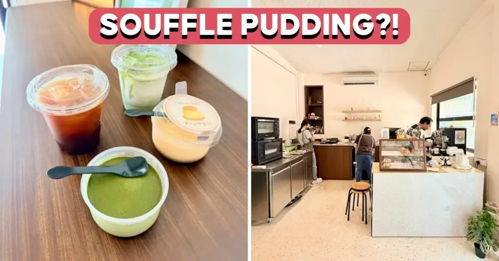 Prueba el pudín japonés con sabores a soufflé, pistacho y más en este puesto temporal de Bukit Timah