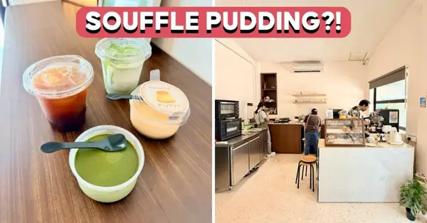 Prueba el pudín japonés con sabores a soufflé, pistacho y más en este puesto temporal de Bukit Timah