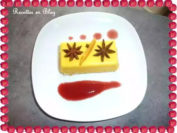 Recipe for individual spiced mango and orange yule logs