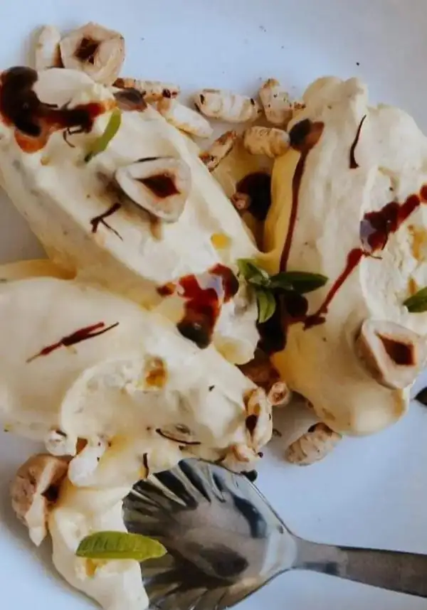 SAFFRON ICE CREAM WITHOUT AN ICE CREAM MAKER