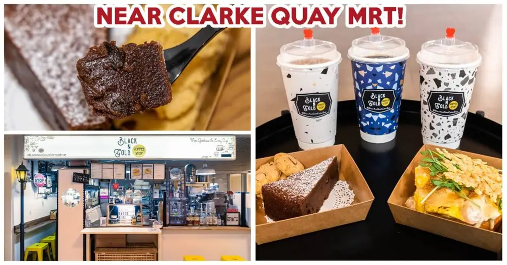 Black And Gold Coffee Stop: Cosy CBD Cafe With $4 Cold Brew, Prawn Mentaiko Shokupan And More