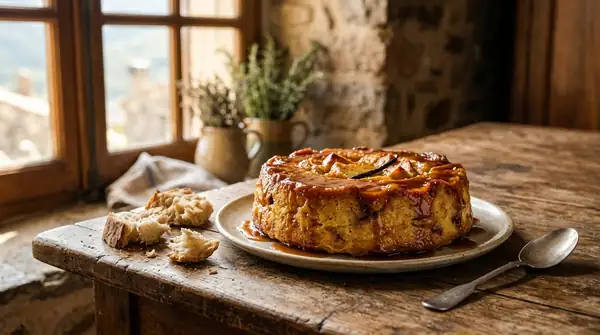 This Corsican dessert transforms stale bread into a caramel flan that families clamor for