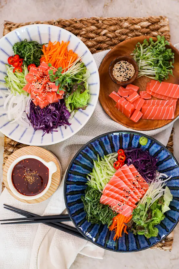 Vegan Sashimi Rice Bowl
