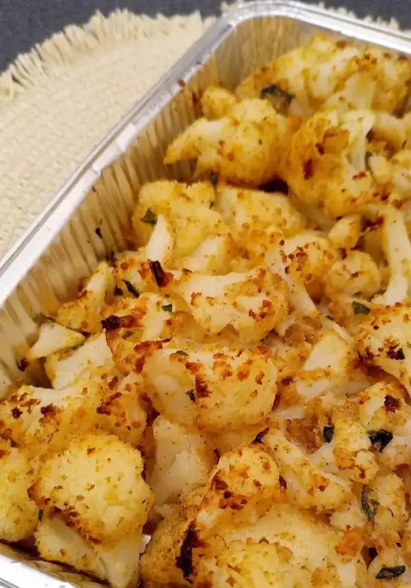 Baked cauliflower gratin
