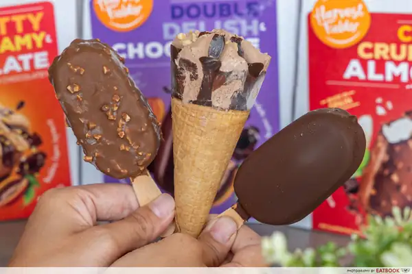 Harvest Fields tiene nuevos helados en palito y en cono