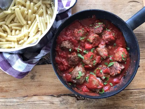 Receta de “Albóndigas de Cantina”