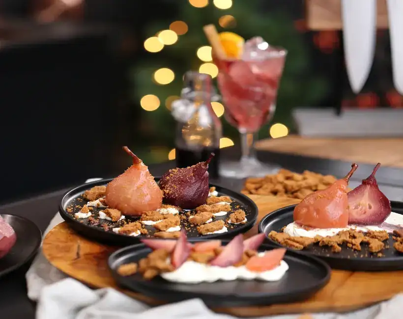 Deconstructed cheesecake