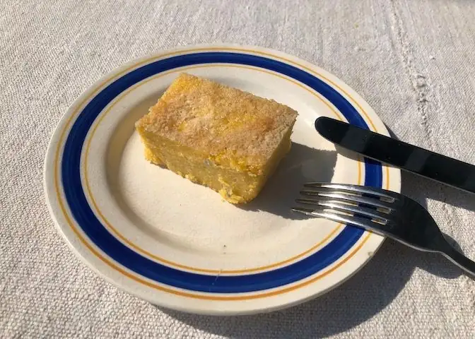 Recipe for polenta with gorgonzola and parmesan