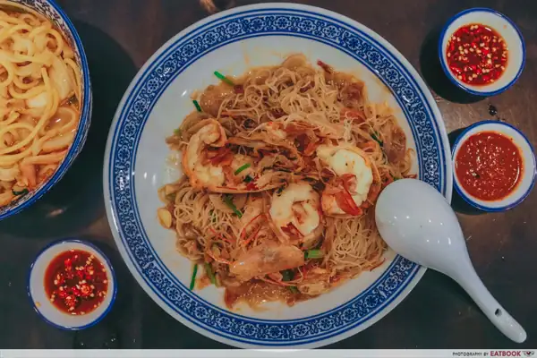 Los 22 mejores fideos con gambas de Singapur desde 2,50 $