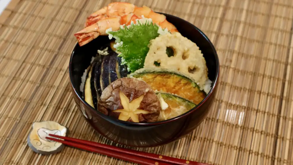 Receta de tempura donburi