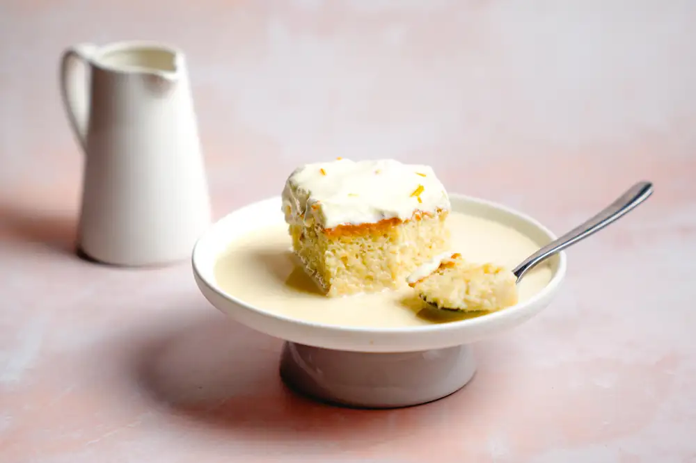 Easy Vanilla Milk Cake Recipe